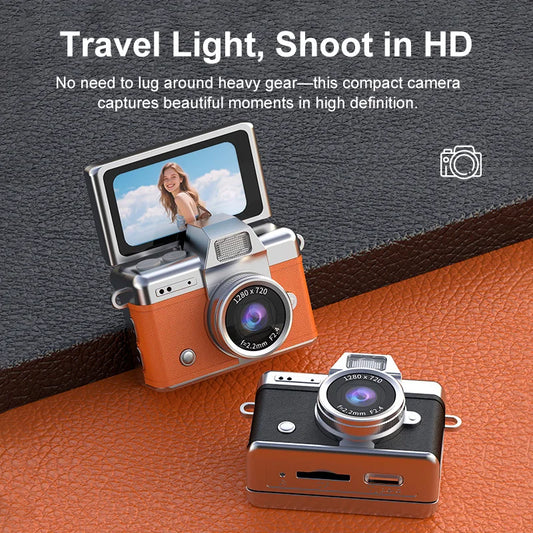Forever Pocket Camera | Retro Mini HD Camera with Flip Screen