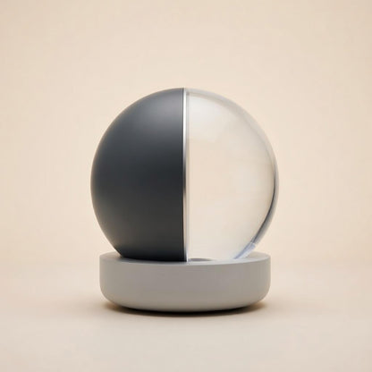 Forever Memory Sphere with black base and crystal clear sphere premium design